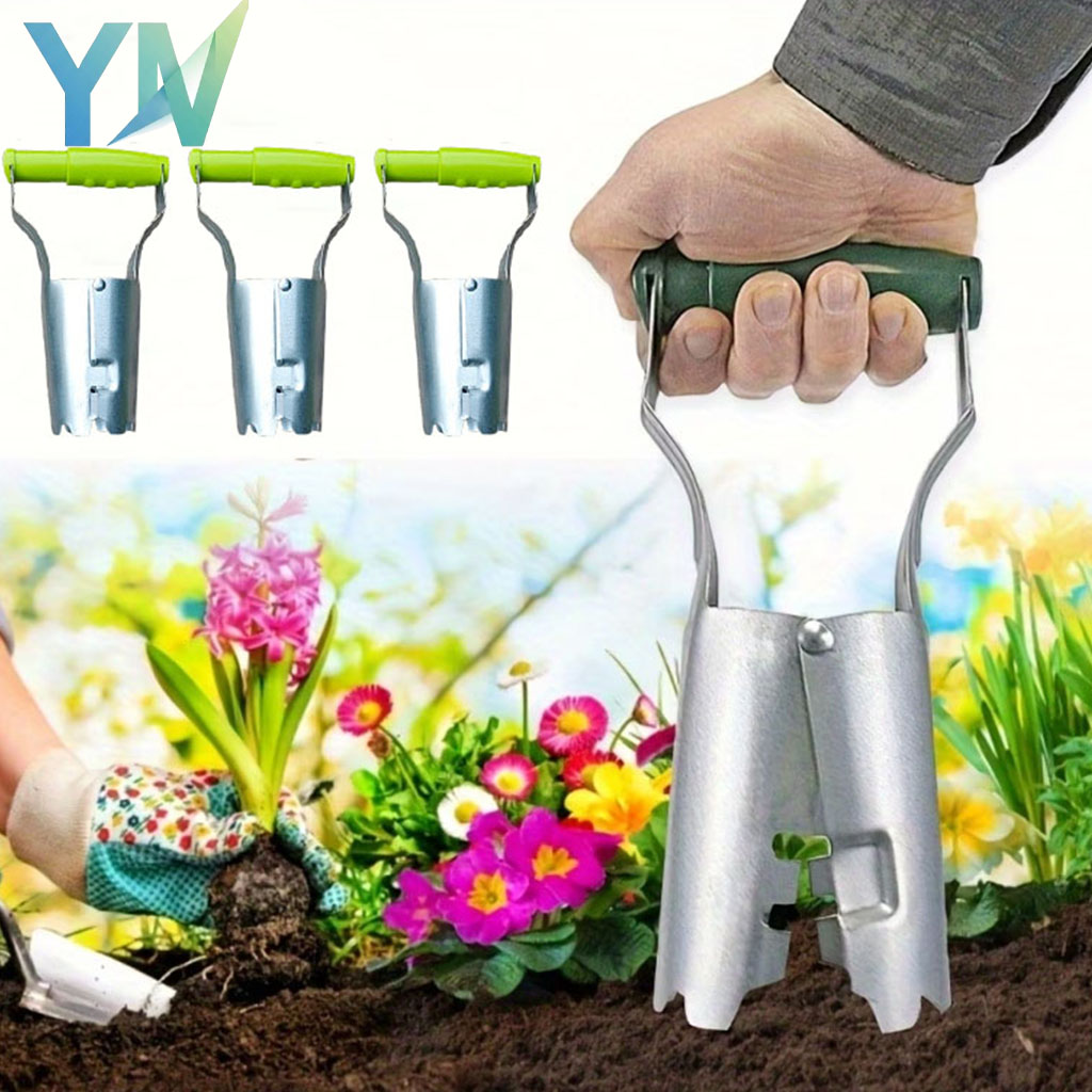 1-5개입 손잡이형 묘목 이식기, 구멍 뚫기, 꽃 심기 - Gardening Tools Vegetables 리뷰 및 가격